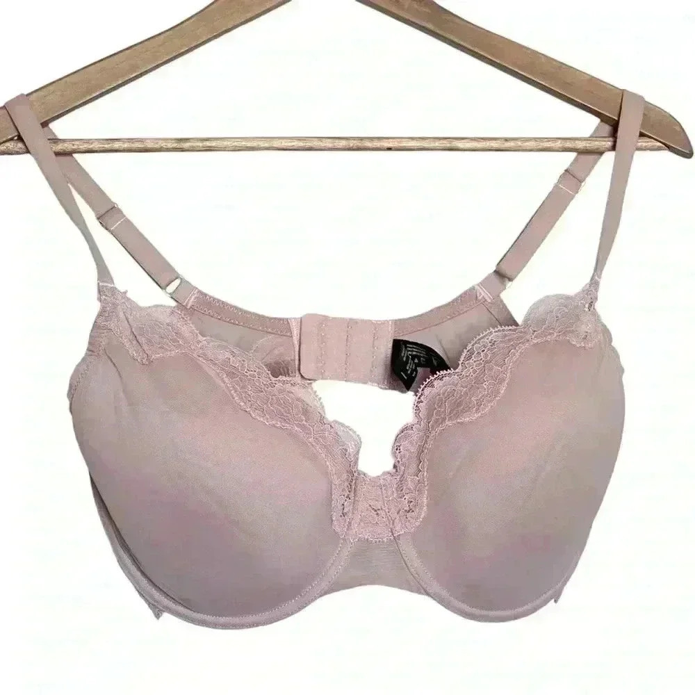 NATORI Elusive Full Fit Bra Pink Lace Underwire | Size 36DDD (Style #741199) - Picture 4 of 7